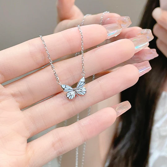 Glow in the Dark Butterfly Necklace