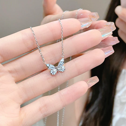 Glow in the Dark Butterfly Necklace