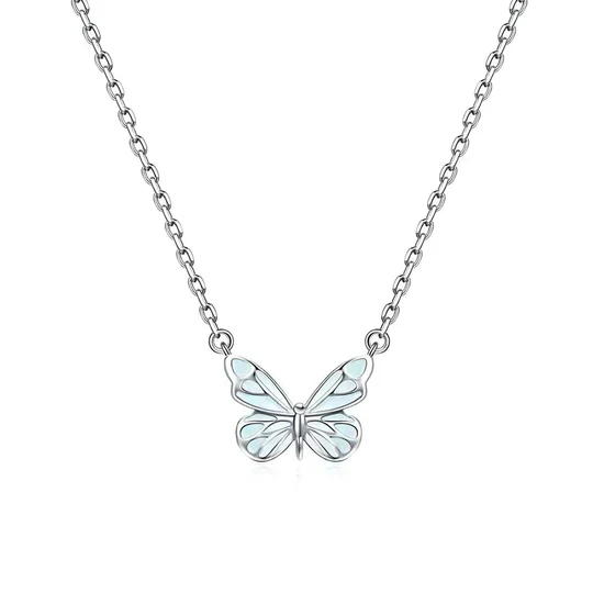 Glow in the Dark Butterfly Necklace